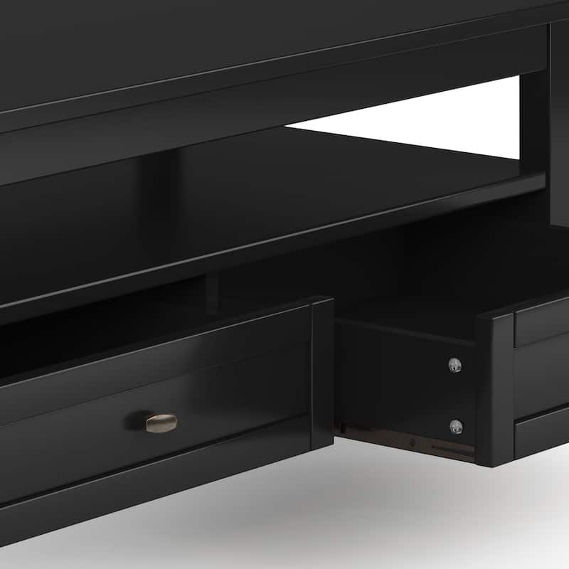 WYNDENHALL Norfolk Wood Transitional Coffee Table - 48 Inches wide
