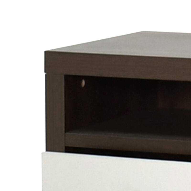 Nystrom Mid Century Modern 2 Drawer Nightstand by Christopher Knight Home