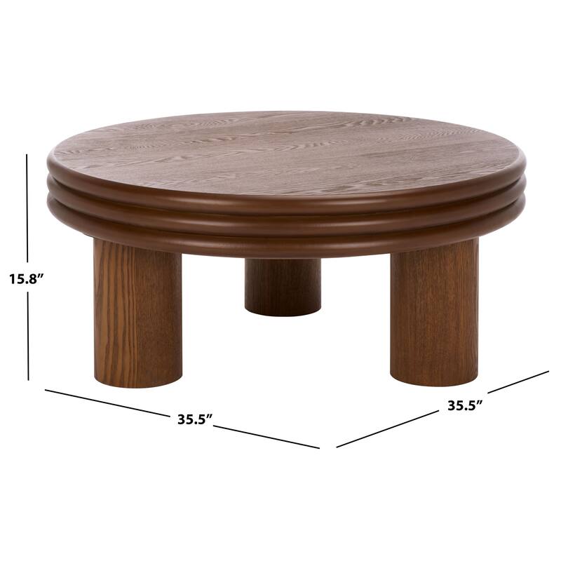 SAFAVIEH Home Averny Round Coffee Table - 36"W x 36"D x 16"H