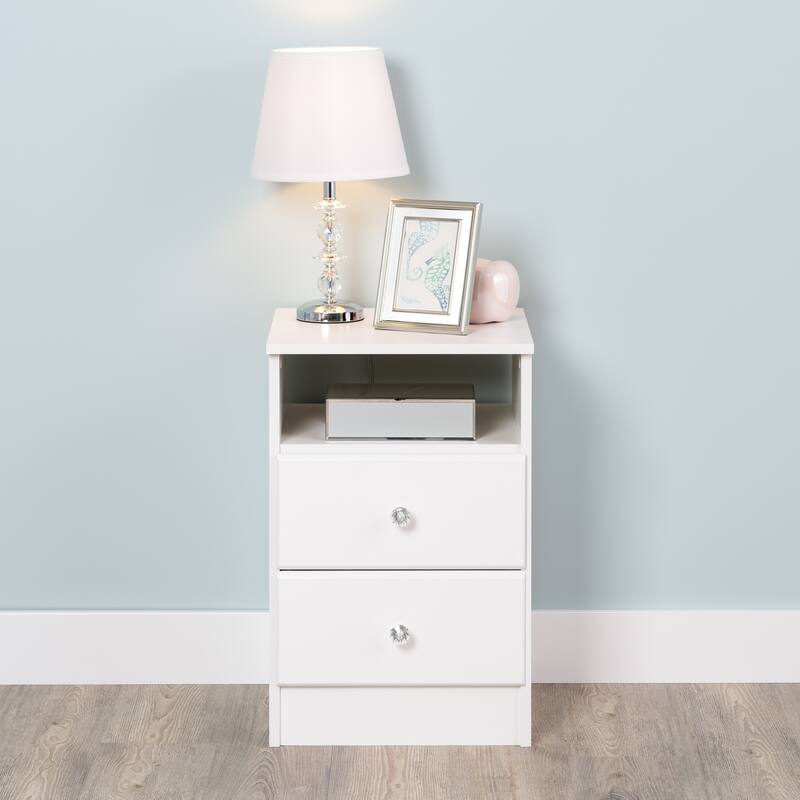 Prepac Astrid 2-Drawer Nightstand