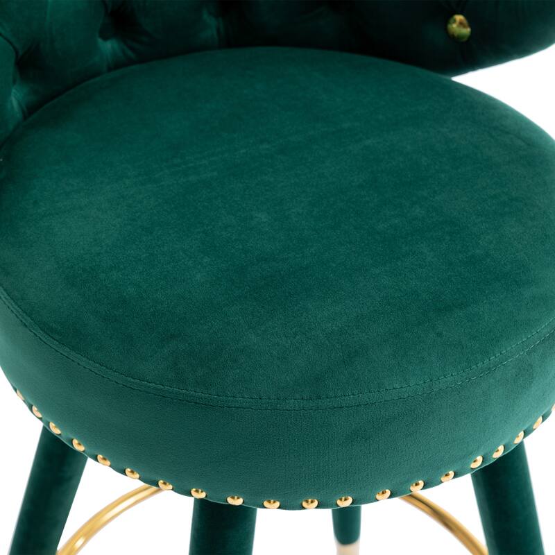 Counter Height Bar Stools with a fixed height of 360 degrees Set of 2