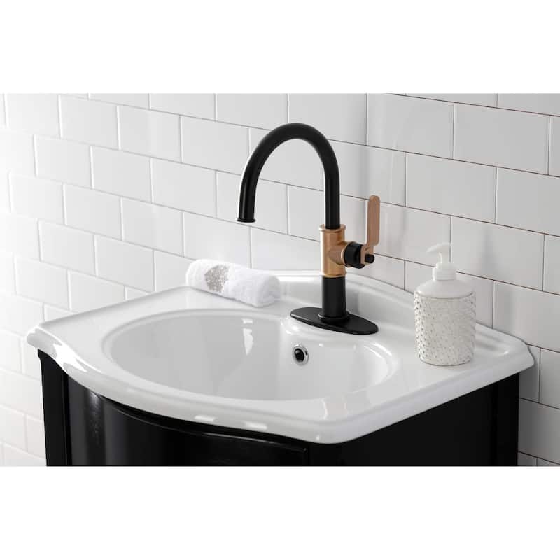 Kingston Brass Whitaker 1.2 GPM Deck Mounted Single Hole Bathroom