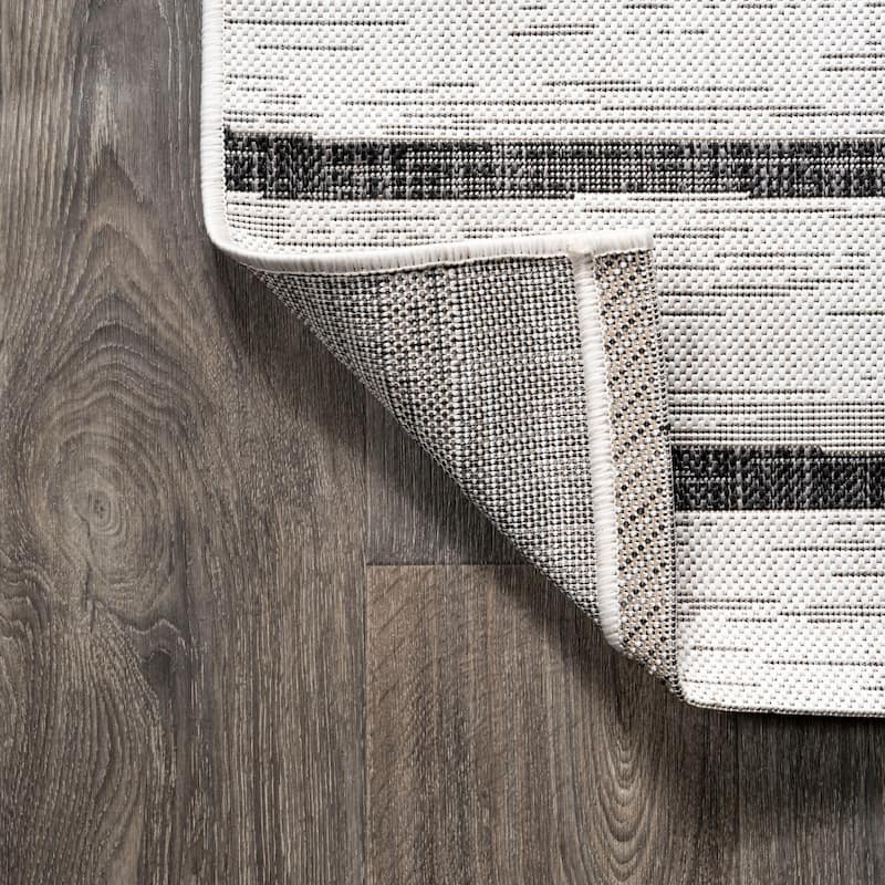JONATHAN Y Andratx Berber Stripe Indoor/Outdoor Area Rug
