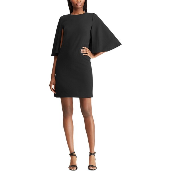 Ralph lauren crepe overlay dress clearance