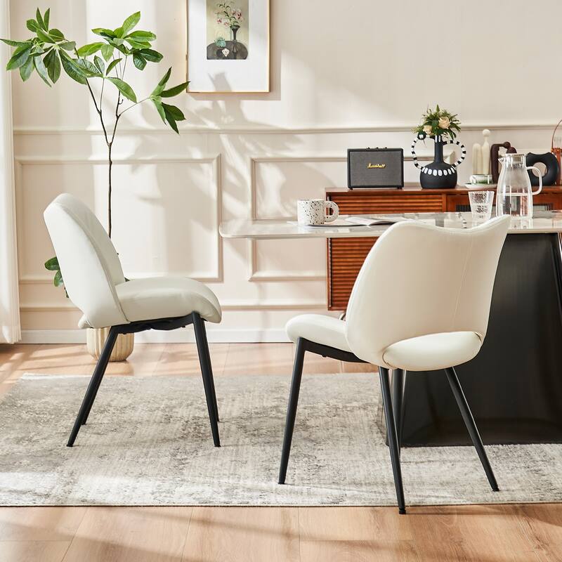 Modern Dining Kitchen Chairs Set of 2 Loads up to 300lbs