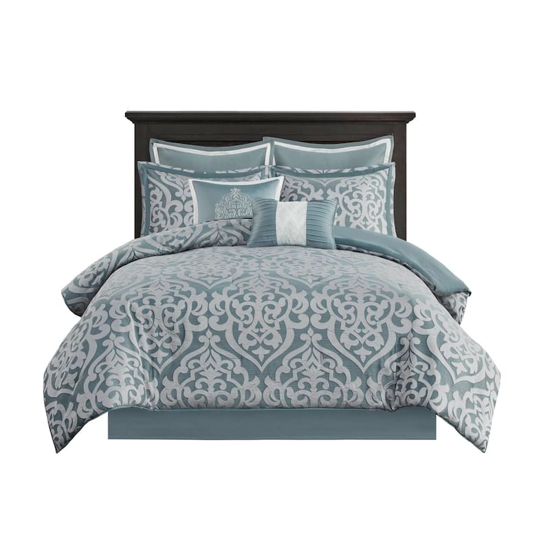 Madison Park Dillon 8 Piece Jacquard Comforter Set