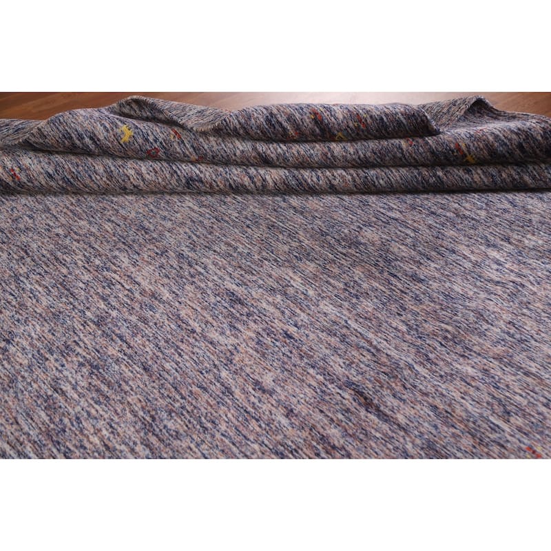 Gabbeh Oriental Area Rug Hand-Knotted Bedroom Wool Carpet - 8'3"x 9'10"