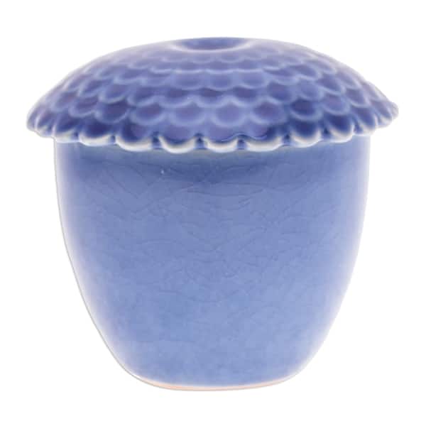 slide 2 of 5, Novica Handmade Sunflower In Blue Celadon Ceramic Salsa Bowl