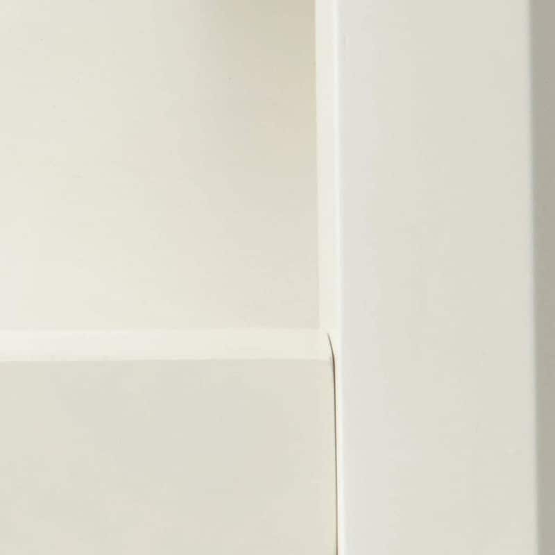 Counter Height Wood Table in Cream with Storage - 40*40*36