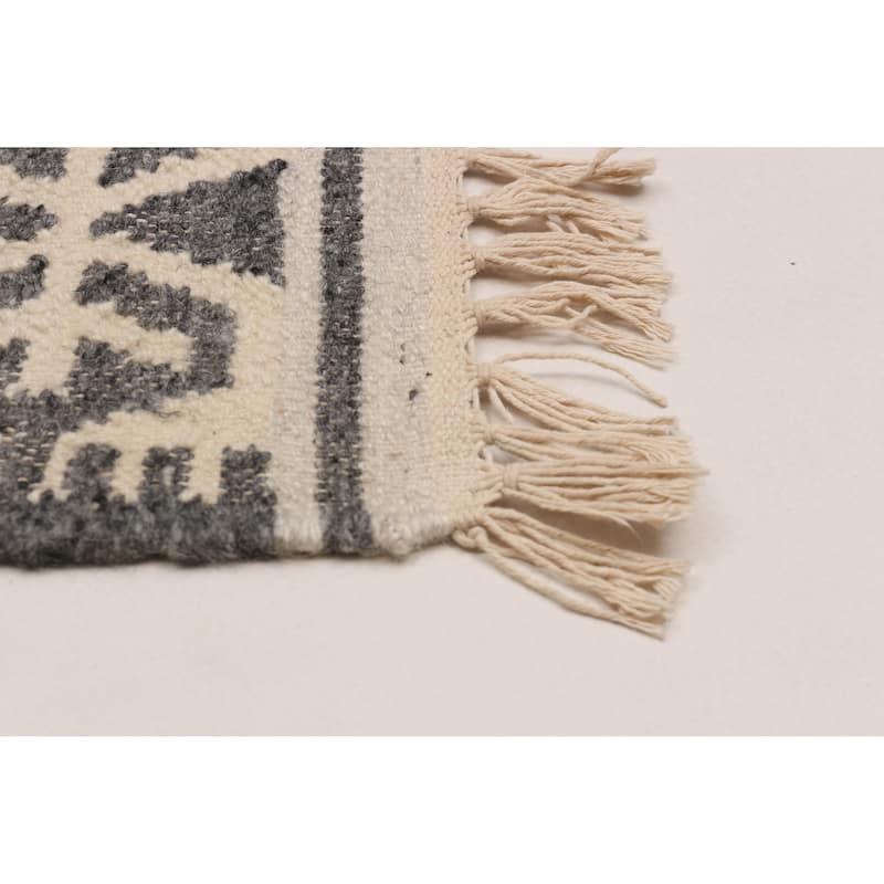 Ankara Grey Kilim 5'0" x 7'11" - 5'0 x 7'11