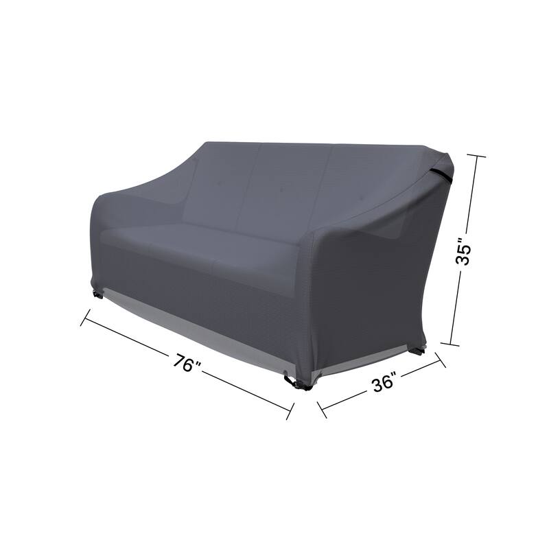 Forever Patio Outdoor Wicker Sofa Waterproof Cover - 35 x 76 x 36