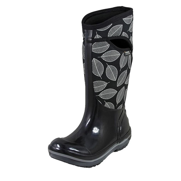 Bogs Outdoor Boots Womens Plimsoll Leaf Pull On Insulated Rubber - 6 M