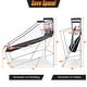preview thumbnail 10 of 8, Costway Dual LED Electronic Shot Basketball Arcade Game with 8 Game - 81.5'' x 81'' x 42.5'' (L x W x H)