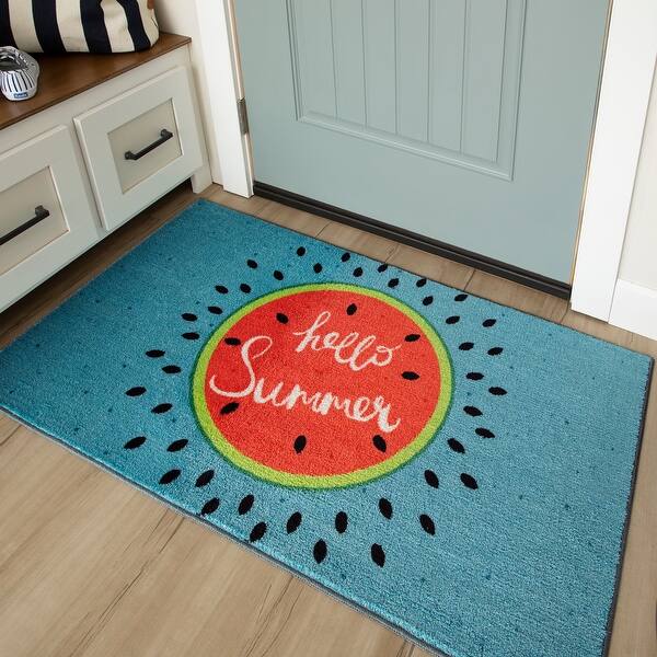 Mohawk Home Hello Summer Aqua Mat Overstock 32561555