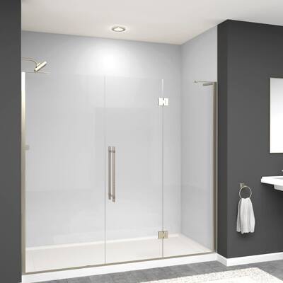 Transolid EHTF78247610C-BK Elizabeth 76" High x 78" Wide Hinged Semi