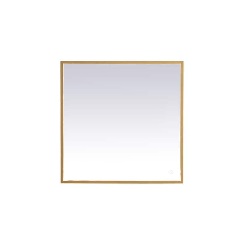 Indigo Home 30x30 inch LED mirror with adjustable color temperature