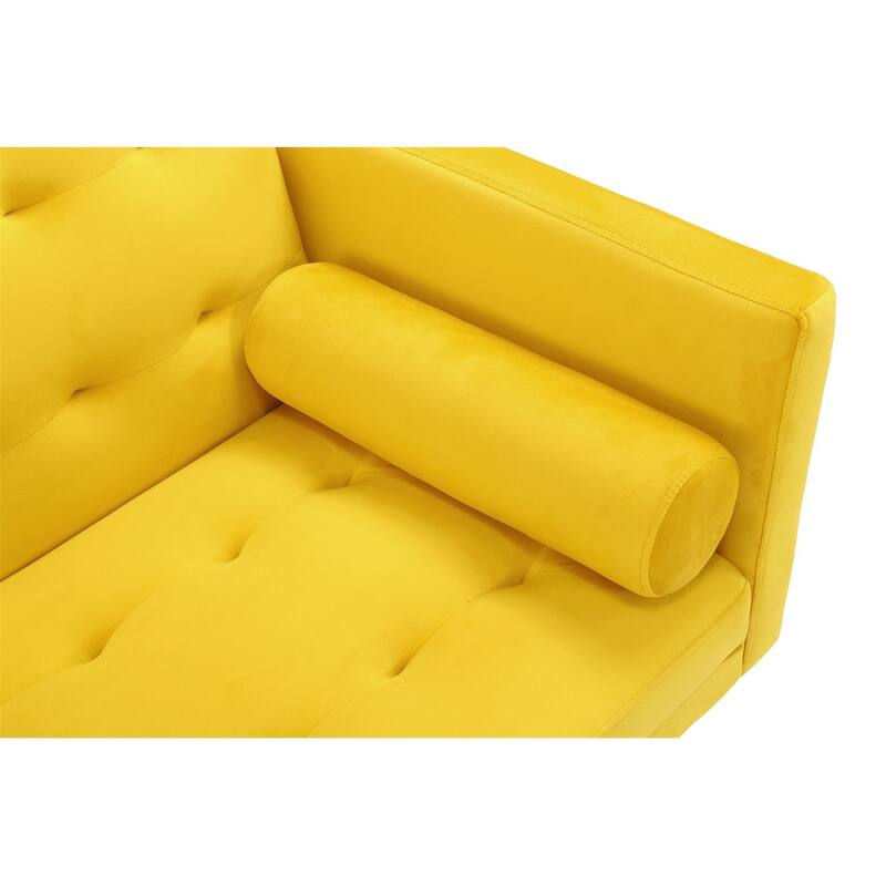 Futon Sofa Bed, Convertible Futon Couch Bed, Loveseat Sleeper Sofa, Daybed for Living Room, Apartment, Office