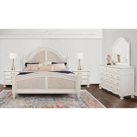 Roanoke Woven Seagrass 5-piece Panel Bedroom Set by Greyson Living