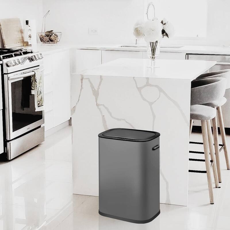 Automatic Trash Can with Lid,13 Gallon Smart Trash Can, 50L Motion Sensor Trash Can