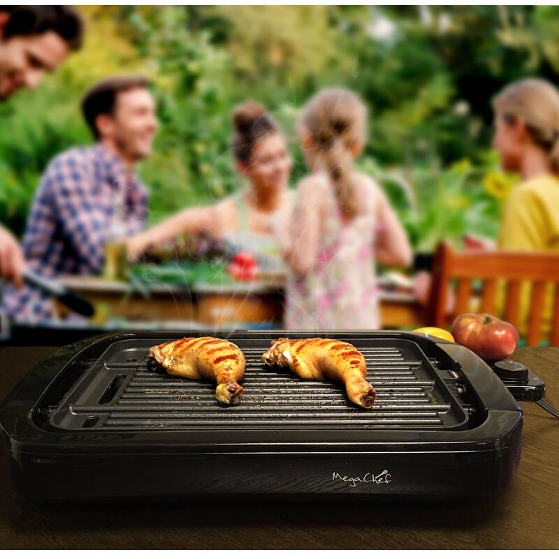 1800 Watt Electric Dual Side Cooking Surface Countertop Griddle