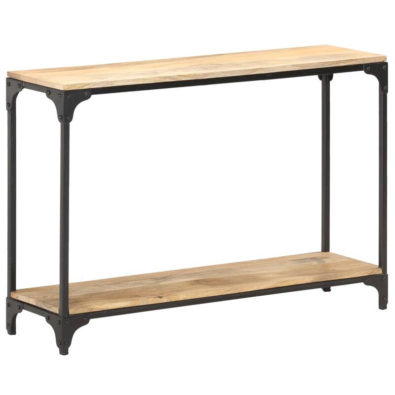 vidaXL Console Table 43.3"x11.8"x29.5" Solid Mango Wood - 43.3" x 11.8" x 29.5"