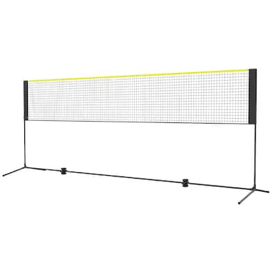 Foldable and Adjustable 14ft Net for Tennis, Pickleball, Volleyball, Badminton Easy Setup