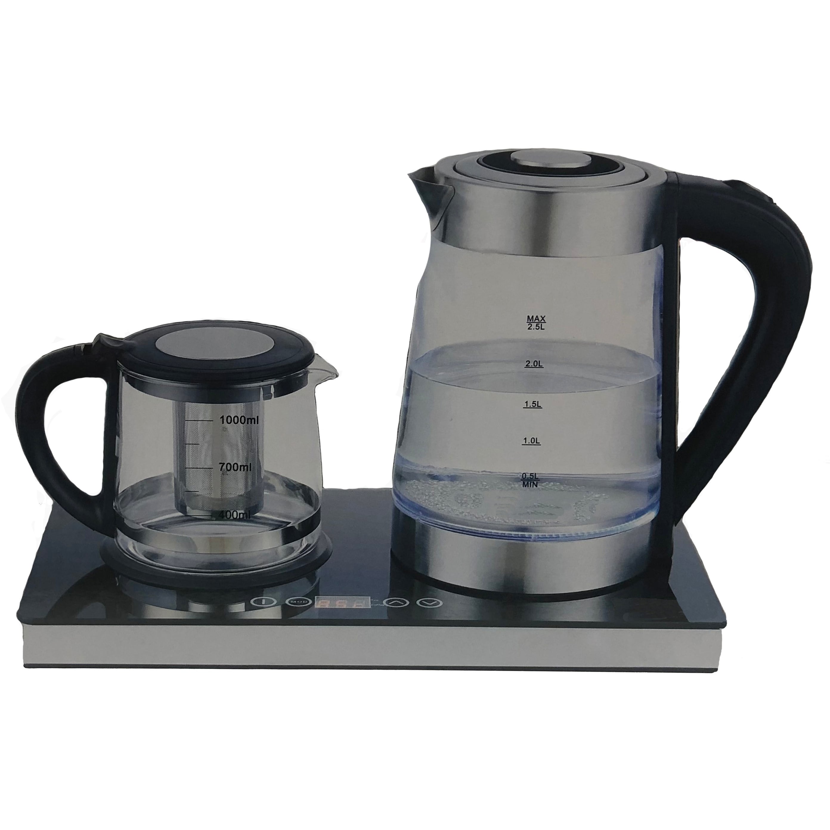 2.5L Whistling Kettle Stainless Steel Midnight Navy Blue Floral