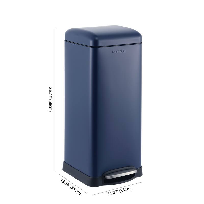 happimess Betty Retro 8-Gallon Step-Open Trash Can