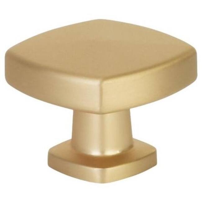 Emtek 86644 Kenter 1-1/4" Square Cabinet Knob from the Timeless - Satin Brass