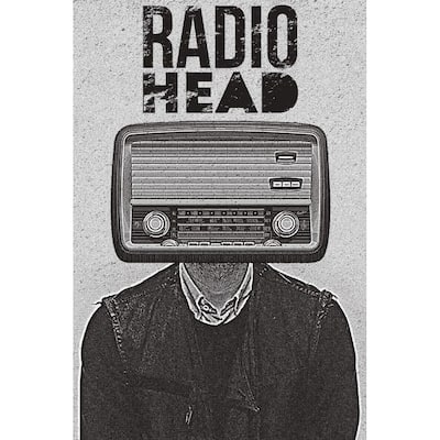 Radiohead Radio Art Poster - 24 x 36 Inch