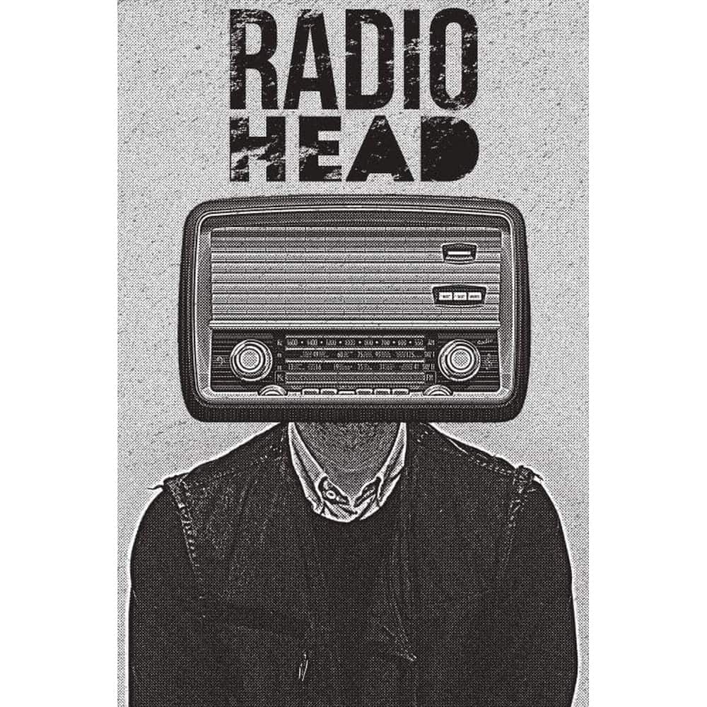 Radiohead Radio Art Poster - 24 x 36 Inch