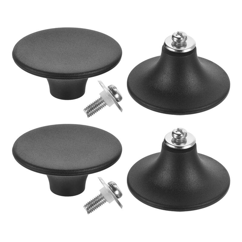 Universal Pot Lid Top Replacement Knob Heat Resistant Lid Handles - Black