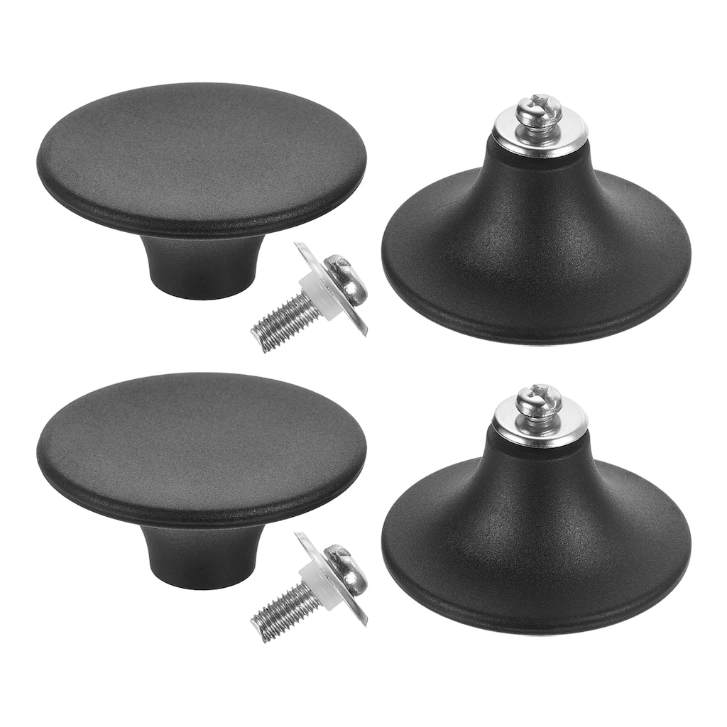 Universal Pot Lid Top Replacement Knob Heat Resistant Lid Handles - Black