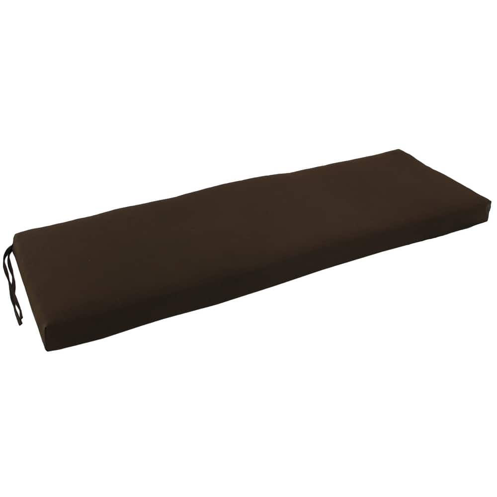Twill Indoor Bench Cushion (48-, 51-, or 54-inches wide)