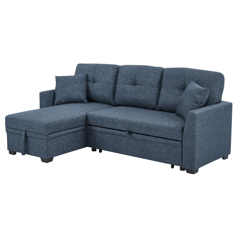 83" Modern Wide Pull-Out Modular Sofa Bed for Living Space