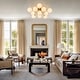 preview thumbnail 2 of 26, Modern 11-Light Frosted Glass Globe Wavy Arm Sputnik Semi-flush Mount