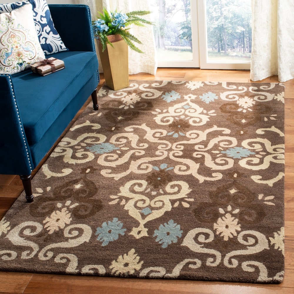 SAFAVIEH Handmade Wyndham Delinda Modern Wool Rug