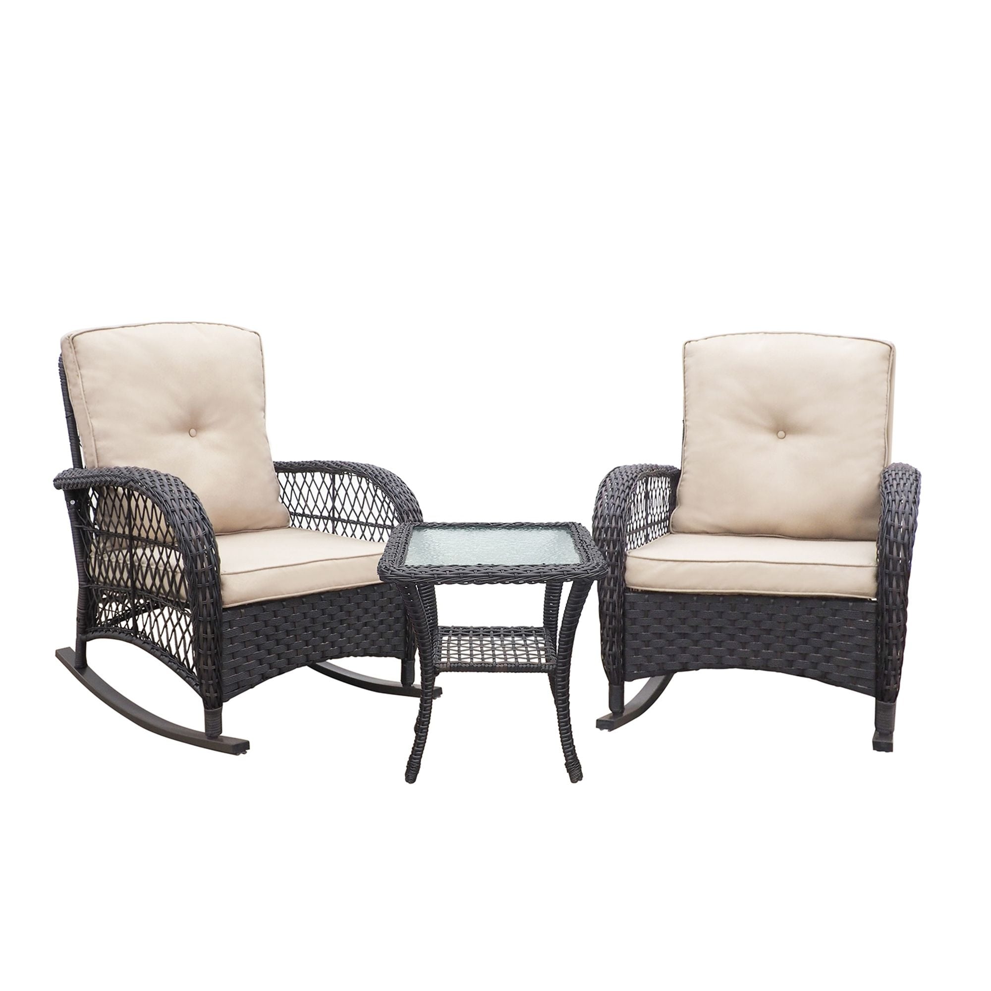 Outdoor Wicker Rocking Chair