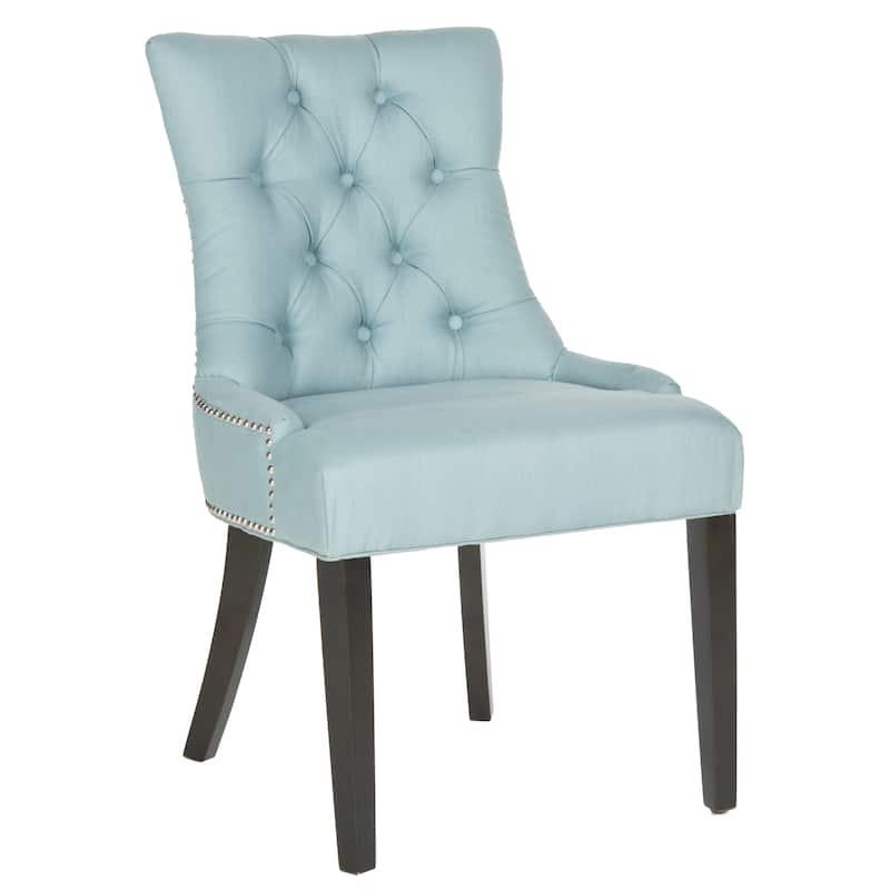 SAFAVIEH Chelsey Grey Ring Dining Chair (Set of 2) - 22" x 25.6" x 36.4" - 22"W x 25"D x 36"H
