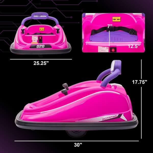 12V Toddler Bumper Car with Remote Control