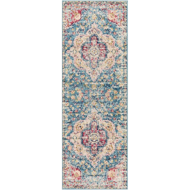 Livabliss Elaziz Updated Traditional Medallion Area Rug