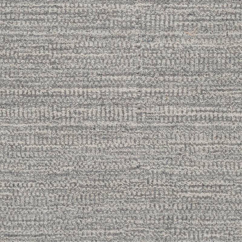 Viteri Handmade Solid Wool Blend Area Rug