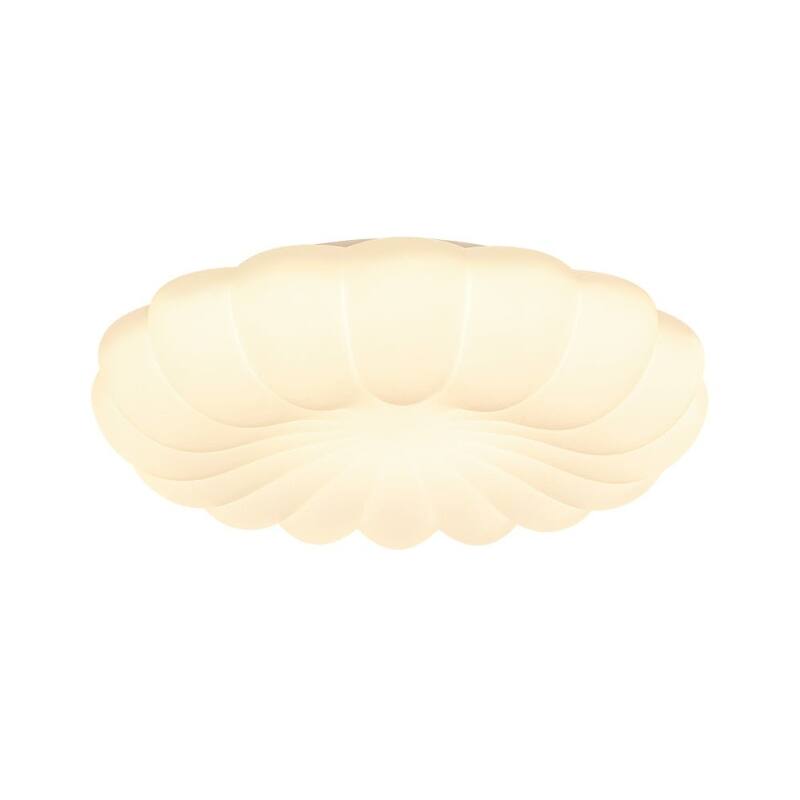 Blooming Peony Dimmable LED Flush-mount Nursery Ceiling Light - 18.9 in