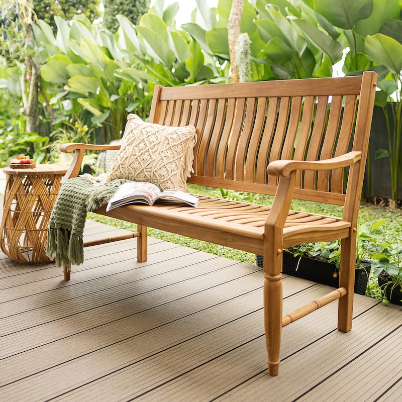 Cambridge Casual Ventura Teak Wood Outdoor Bench