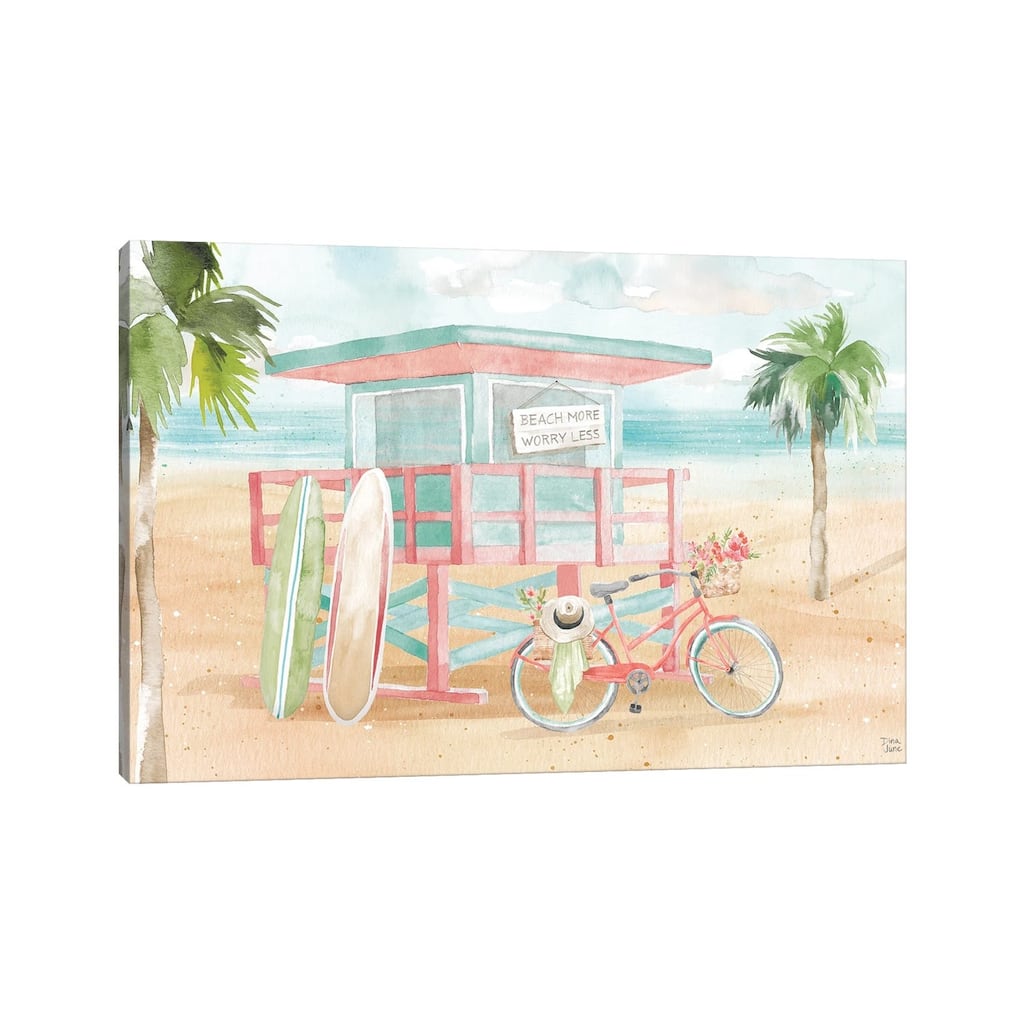 iCanvas "Surfs Up VII" by Dina June Canvas Print