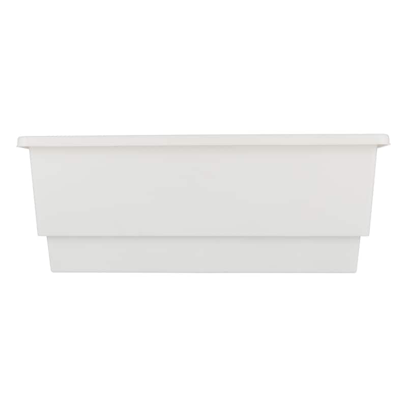 Pure Garden 20.75in Railing Planter - 6-Gal Outdoor Flower Box