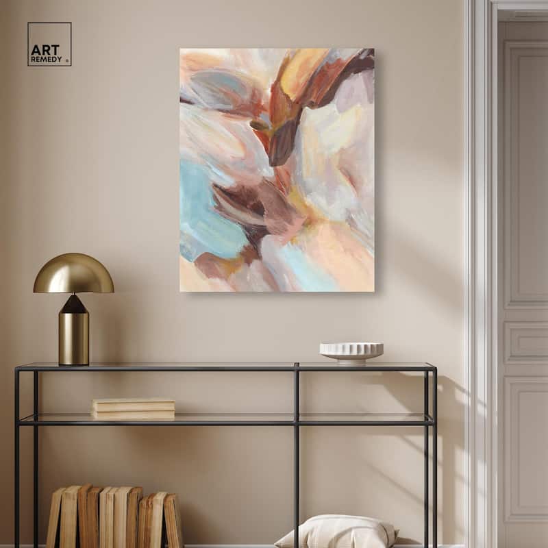 Layers of Colors II Canvas by Art Remedy, Gallery Wrapped