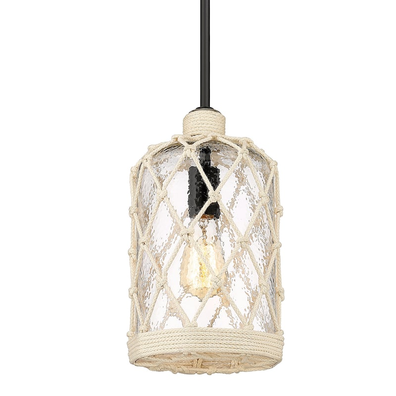 Wry Lighting Nassau 1-light Pendant in Matte Black