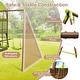 preview thumbnail 7 of 8, Costway 7-in-1 Swing Set with Covered Fort Height Adjustable Swing - See Details