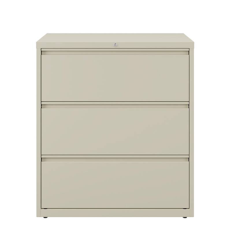 Hirsh 36 in Wide, 3 Drawer, HL8000 Series, Classic Blue - Natural
